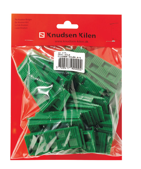 Plastkil Grön 10 mm 30-pack Knudsen Kilen